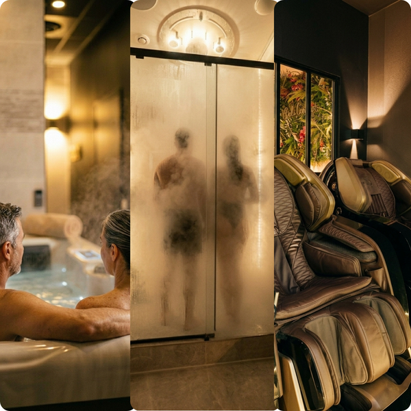 Spa privatif + douche + fauteuils